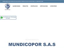 Tablet Screenshot of mundicopor.com